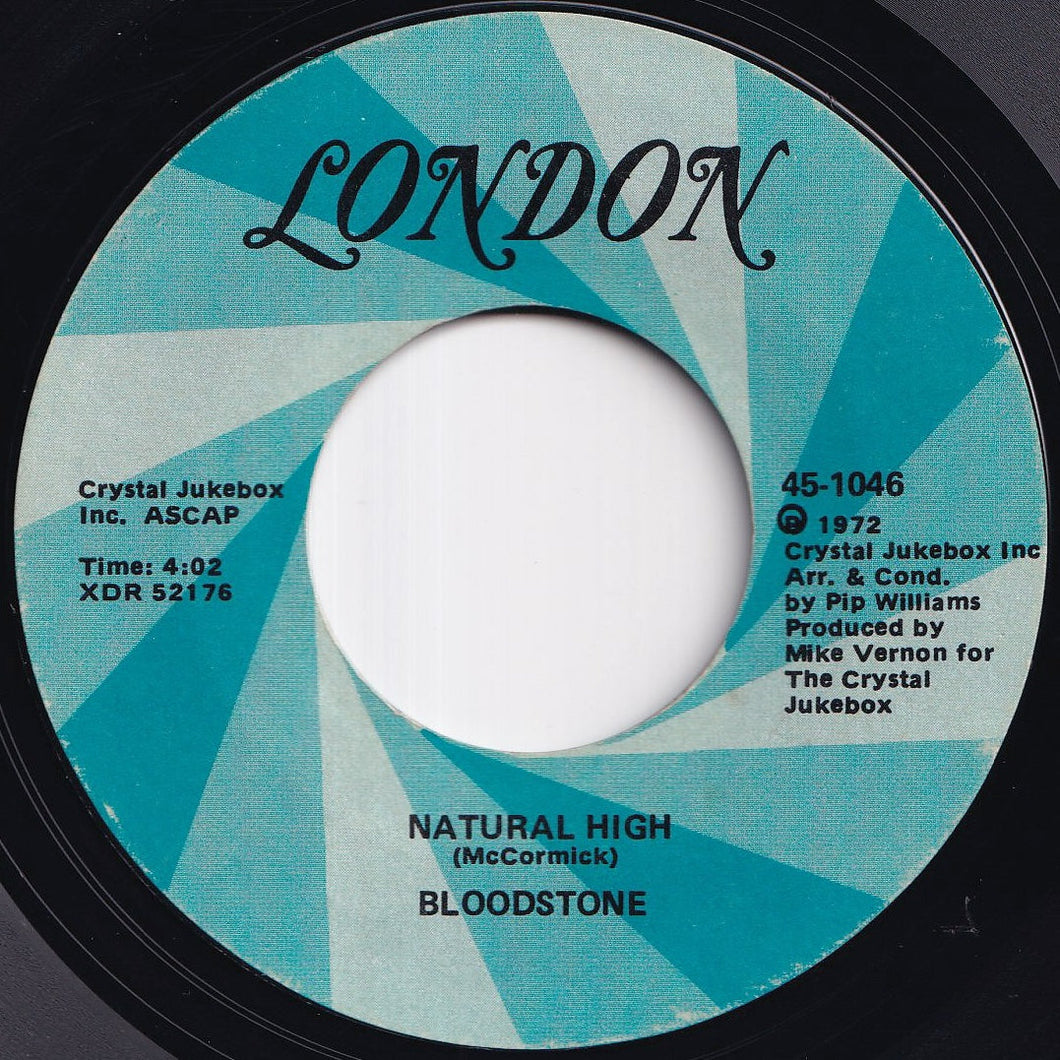 Bloodstone - Natural High / Peter's Jones (7 inch Record / Used)