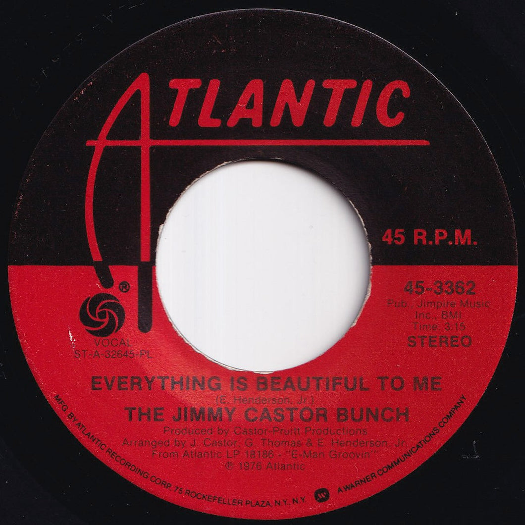 Jimmy Castor Bunch - Everything Is Beautiful To Me / Magic In The Music (7 inch Record / Used)