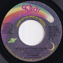 Load image into Gallery viewer, Lakeside - Your Love Is On The One / I Love Everything You Do (7 inch Record / Used)
