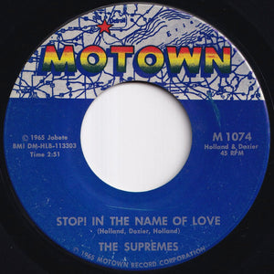 Supremes - Stop! In The Name Of Love / I'm In Love Again (7 inch Record / Used)