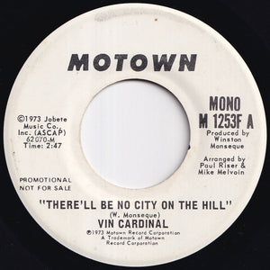 Vin Cardinal - There'll Be No City On The Hill (Stereo) / (Mono) (7 inch Record / Used)