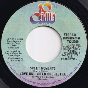 Love Unlimited Orchestra - Love's Theme (Instrumental) / Sweet Moments (Instrumental) (7 inch Record / Used)