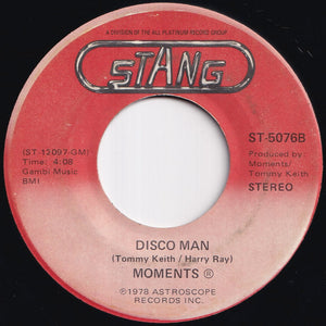 Moments - Rain In My Backyard / Disco Man (7 inch Record / Used)