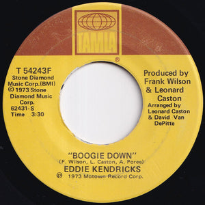 Eddie Kendricks - Boogie Down / Can't Help What I Am (7 inch Record / Used)