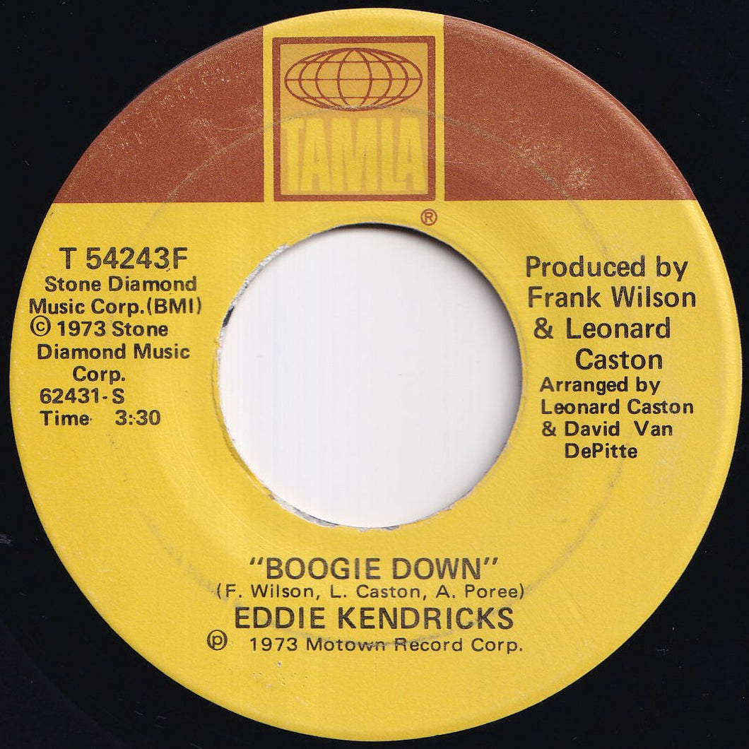 Eddie Kendricks - Boogie Down / Can't Help What I Am (7 inch Record / Used)