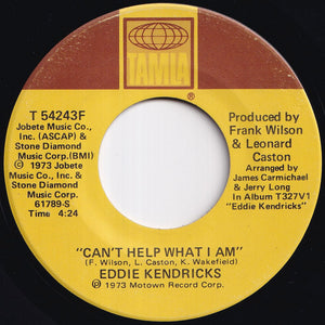 Eddie Kendricks - Boogie Down / Can't Help What I Am (7 inch Record / Used)