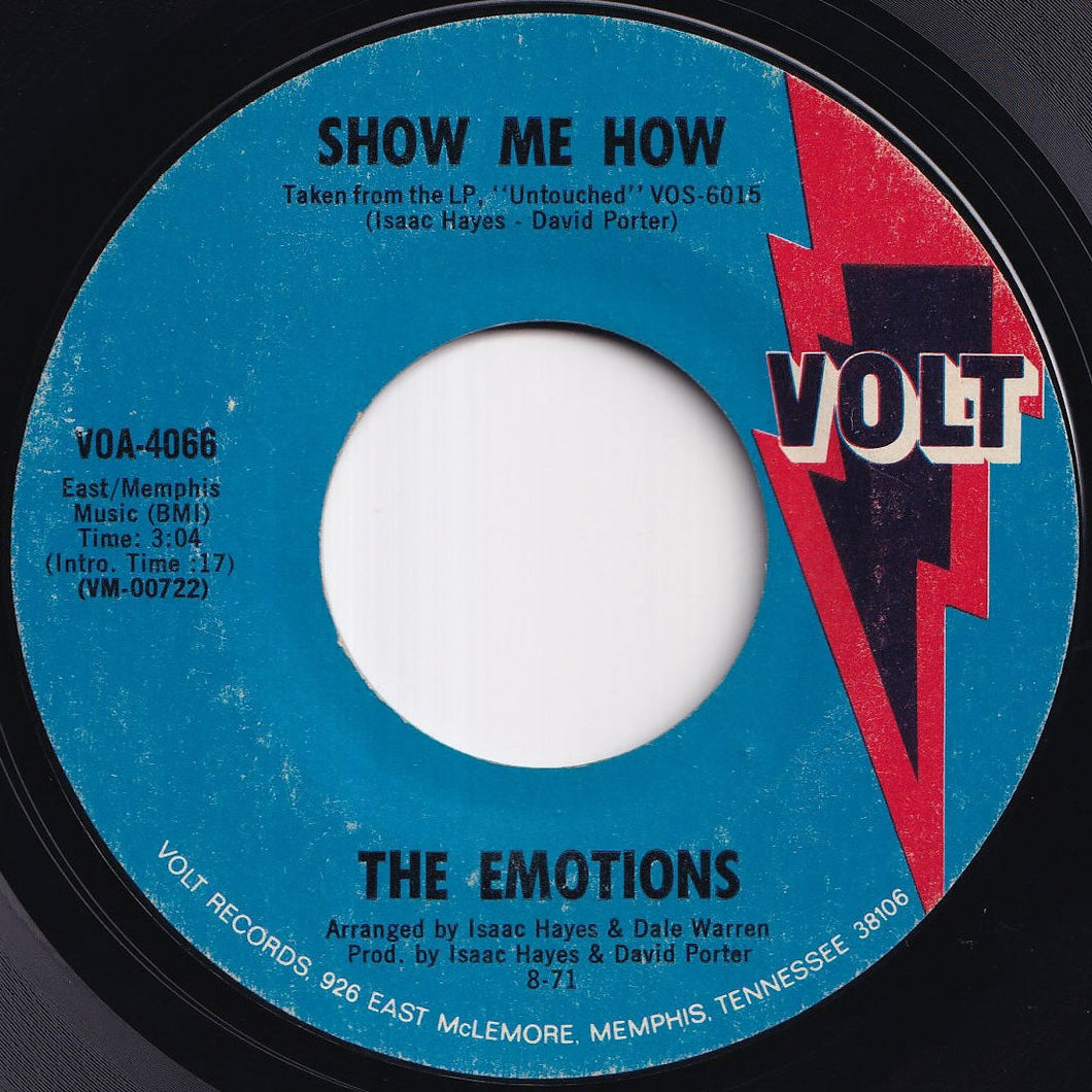 Emotions - Show Me How / Boss Love Maker (7 inch Record / Used)