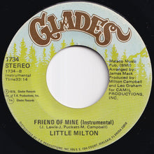 画像をギャラリービューアに読み込む, Little Milton - Friend Of Mine / (Instrumental) (7 inch Record / Used)
