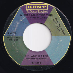 J.B. And Water - Mama Bear / A Dollar Is Too Thin (7 inch Record / Used)