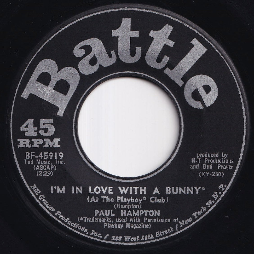 Paul Hampton - I'm In Love With A Bunny / Bandera (7 inch Record / Used)
