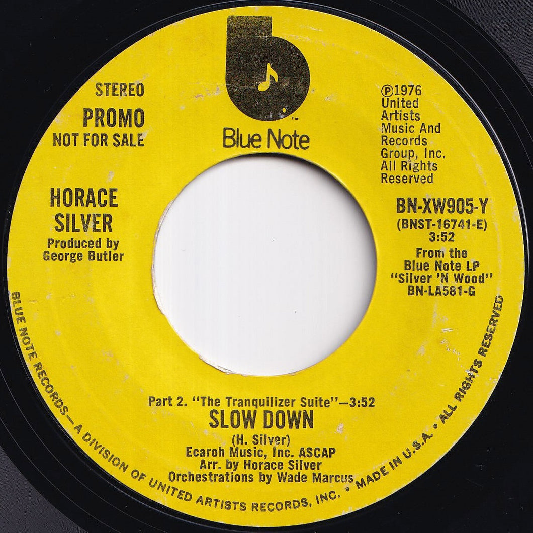 Horace Silver - Slow Down (Stereo) / (Mono) (7 inch Record / Used)
