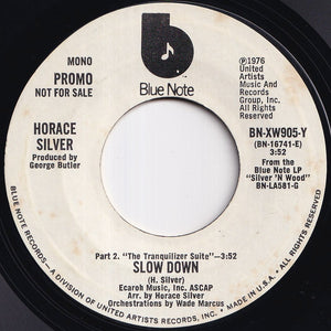 Horace Silver - Slow Down (Stereo) / (Mono) (7 inch Record / Used)