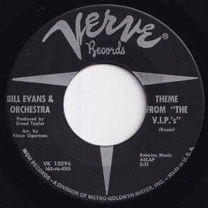 Bill Evans & Orchestra - Theme From The V.I.P.'s / Sweet September (7 inch Record / Used)