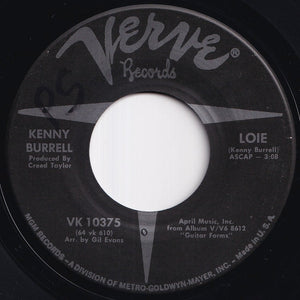 Kenny Burrell - Loie / Downstairs (7 inch Record / Used)