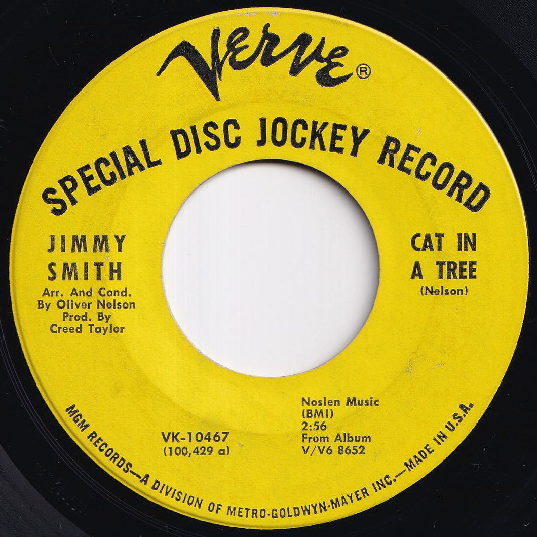 Jimmy Smith - Cat In A Tree (Part 1) / (Part 2) (7 inch Record / Used)