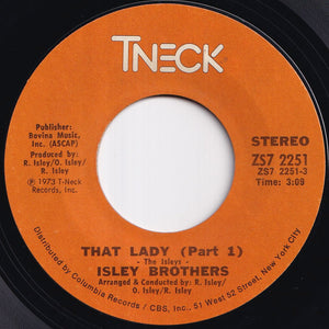 Isley Brothers - That Lady (Part 1) / (Part 2) (7 inch Record / Used)