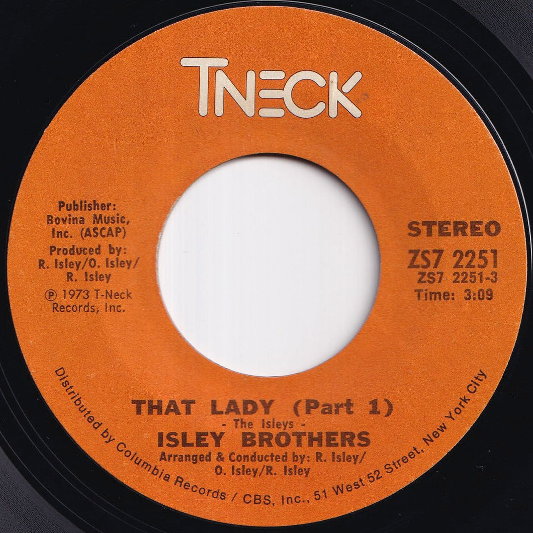 Isley Brothers - That Lady (Part 1) / (Part 2) (7 inch Record / Used)
