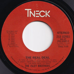 Isley Brothers - The Real Deal / (Instrumental) (7 inch Record / Used)