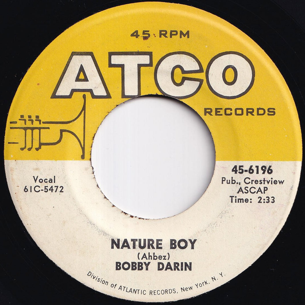 Bobby Darin - Nature Boy / Look For My True Love (7 inch Record / Used)