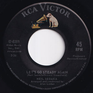 Neil Sedaka - Let's Go Steady Again / Waiting For Never (La Terza Luna) (7 inch Record / Used)