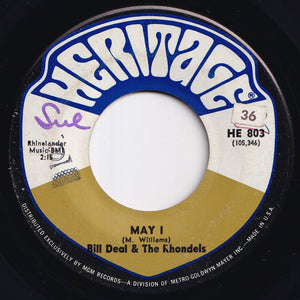 Bill Deal & The Rhondels - May I / Day By Day My Love Grows Stronger (7 inch Record / Used)