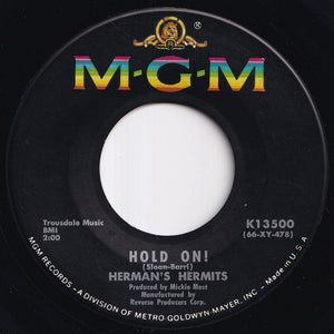 Herman's Hermits - Leaning On The Lamp Post / Hold On! (7 inch Record / Used)