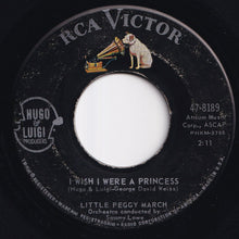 画像をギャラリービューアに読み込む, Little Peggy March - I Wish I Were A Princess / My Teenage Castle (Is Tumblin&#39; Down) (7 inch Record / Used)
