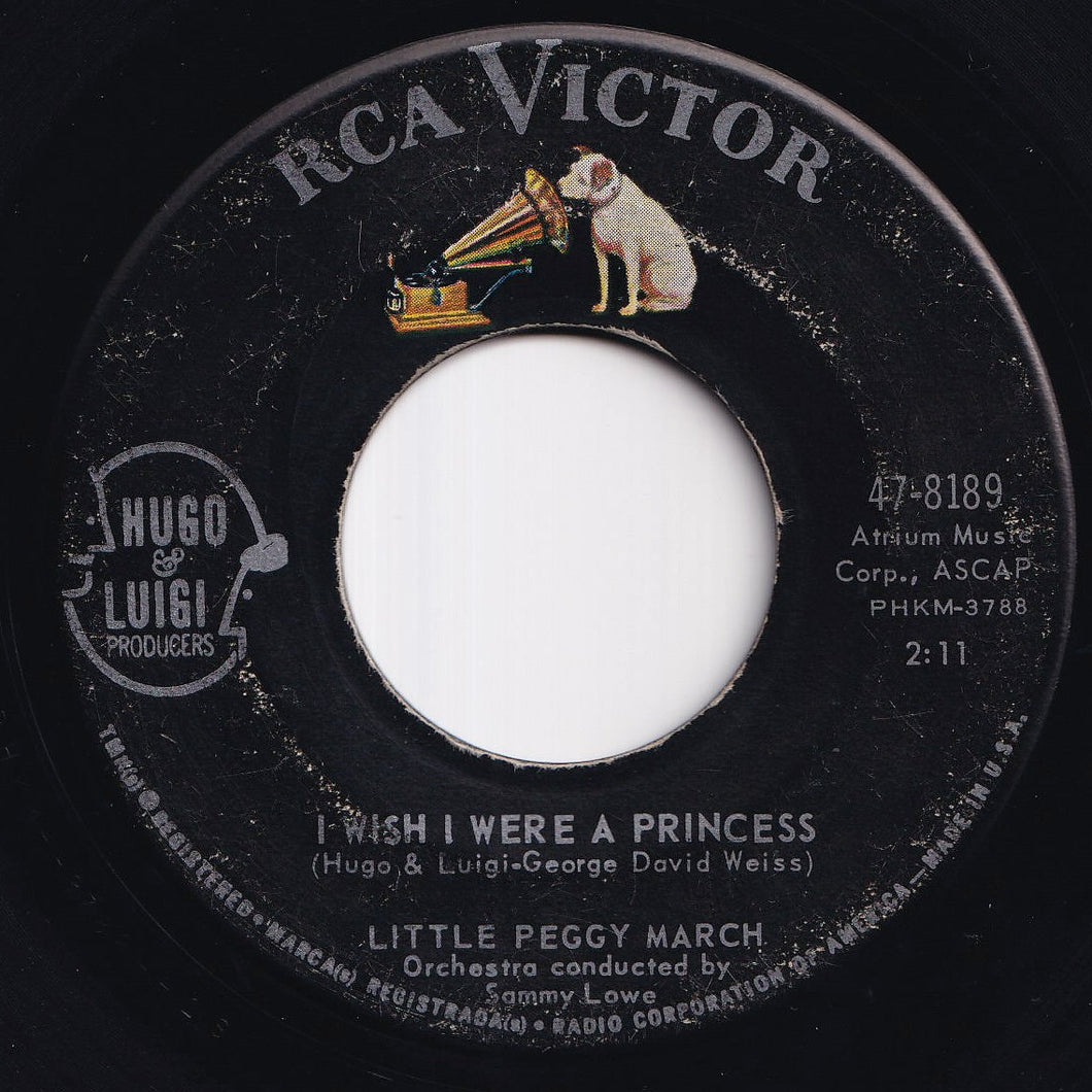 Little Peggy March - I Wish I Were A Princess / My Teenage Castle (Is Tumblin' Down) (7 inch Record / Used)