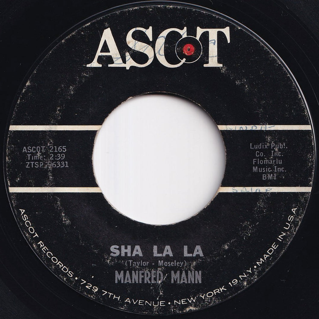 Manfred Mann - Sha La La / John Hardy (7 inch Record / Used)