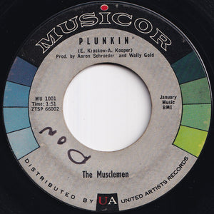 Musclemen - Sick Manny's Gym / Plunkin' (7 inch Record / Used)