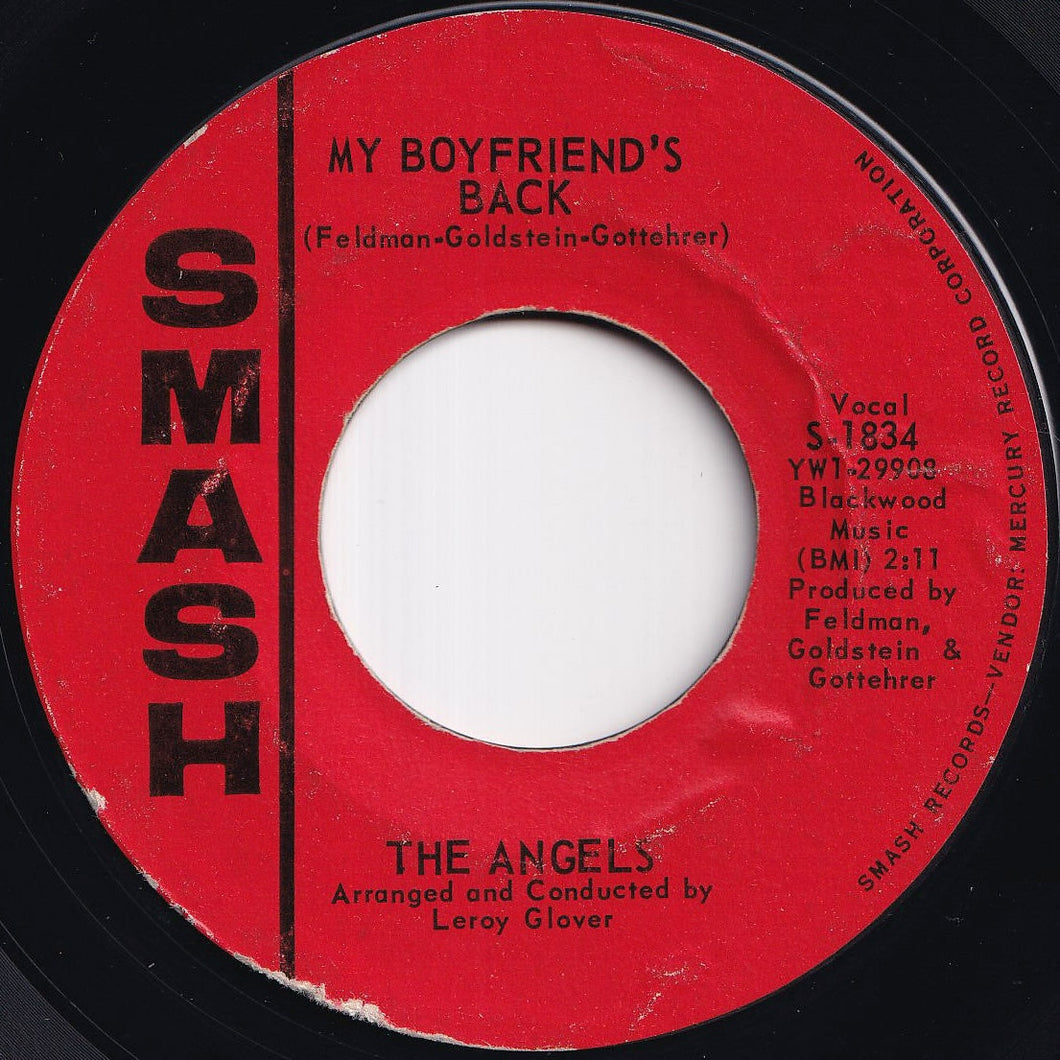 Angels - My Boyfriend's Back / (Love Me) Now (7 inch Record / Used)