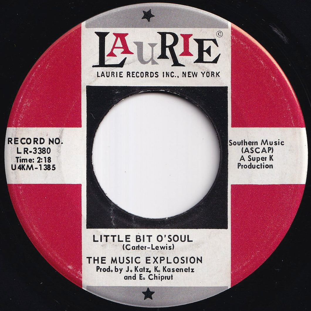 Music Explosion - Little Bit O'Soul / I See The Light (7 inch Record / Used)