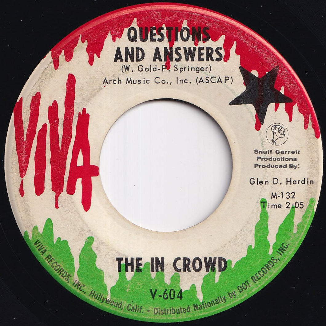 In Crowd - Questions And Answers / Happiness In My Heart (7 inch Record / Used)