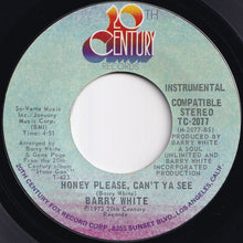 画像をギャラリービューアに読み込む, Barry White - Honey Please, Can&#39;t Ya See / (Instrumental) (7 inch Record / Used)
