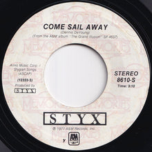 画像をギャラリービューアに読み込む, Styx - Fooling Yourself (The Angry Young Man) / Come Sail Away (7 inch Record / Used)
