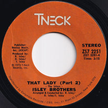 画像をギャラリービューアに読み込む, Isley Brothers - That Lady (Part 1) / (Part 2) (7 inch Record / Used)
