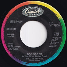 画像をギャラリービューアに読み込む, Bob Seger &amp; The Silver Bullet Band - Old Time Rock &amp; Roll / Till It Shines (7 inch Record / Used)
