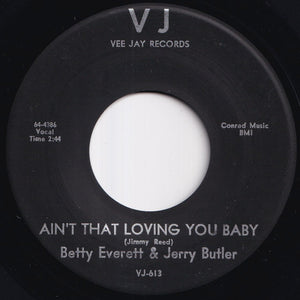 Betty Everett, Jerry Butler - Let It Be Me / Ain't That Loving You Baby (7 inch Record / Used)