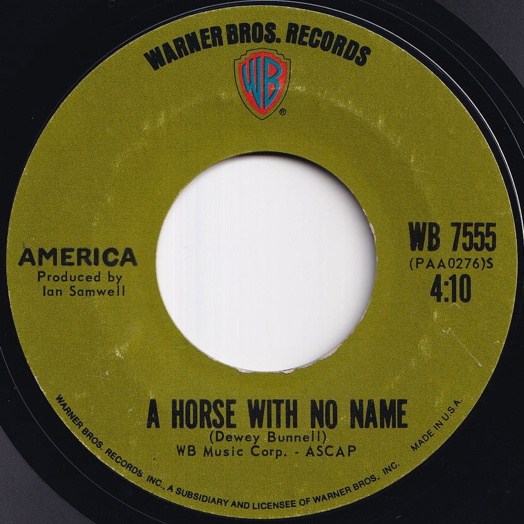 America - A Horse With No Name / Everyone I Meet Is From California (7 inch Record / Used)