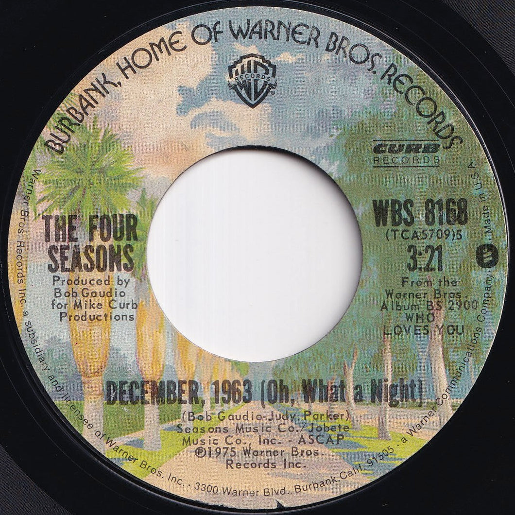 Four Seasons - December, 1963 (Oh, What A Night) / Slip Away (7 inch Record / Used)