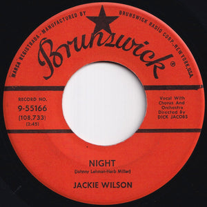 Jackie Wilson - Night / Doggin' Around (7 inch Record / Used)