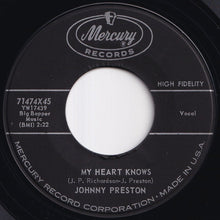 Load image into Gallery viewer, Johnny Preston - Running Bear / My Heart Knows (7 inch Record / Used)
