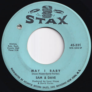 Sam & Dave - Soul Man / May I Baby (7 inch Record / Used)