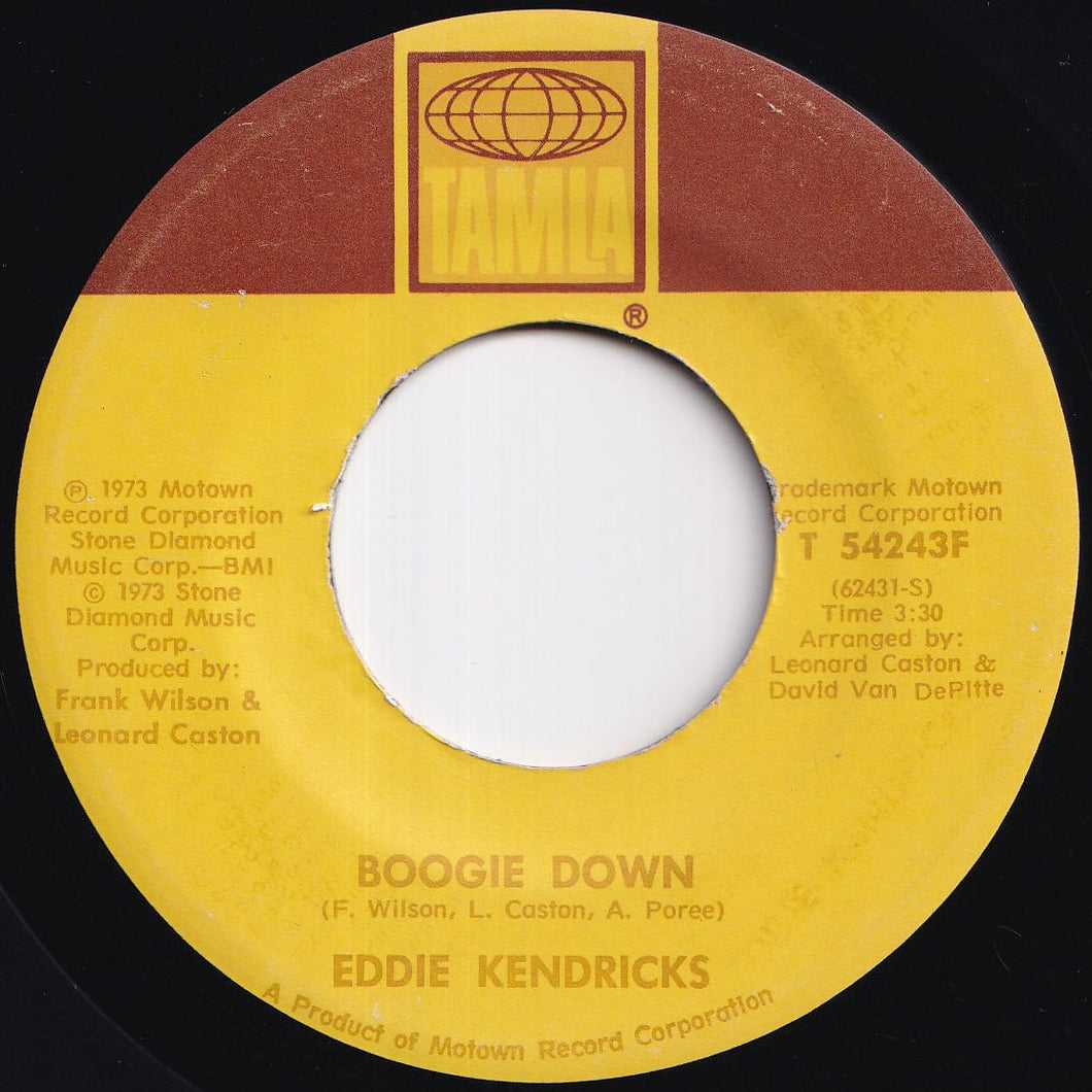 Eddie Kendricks - Boogie Down / Can't Help What I Am (7 inch Record / Used)