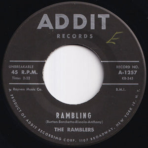 Ramblers - Devil Train / Rambling (7 inch Record / Used)