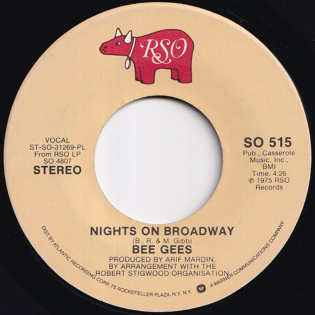 Bee Gees - Nights On Broadway / Edge Of The Universe (7 inch Record / Used)