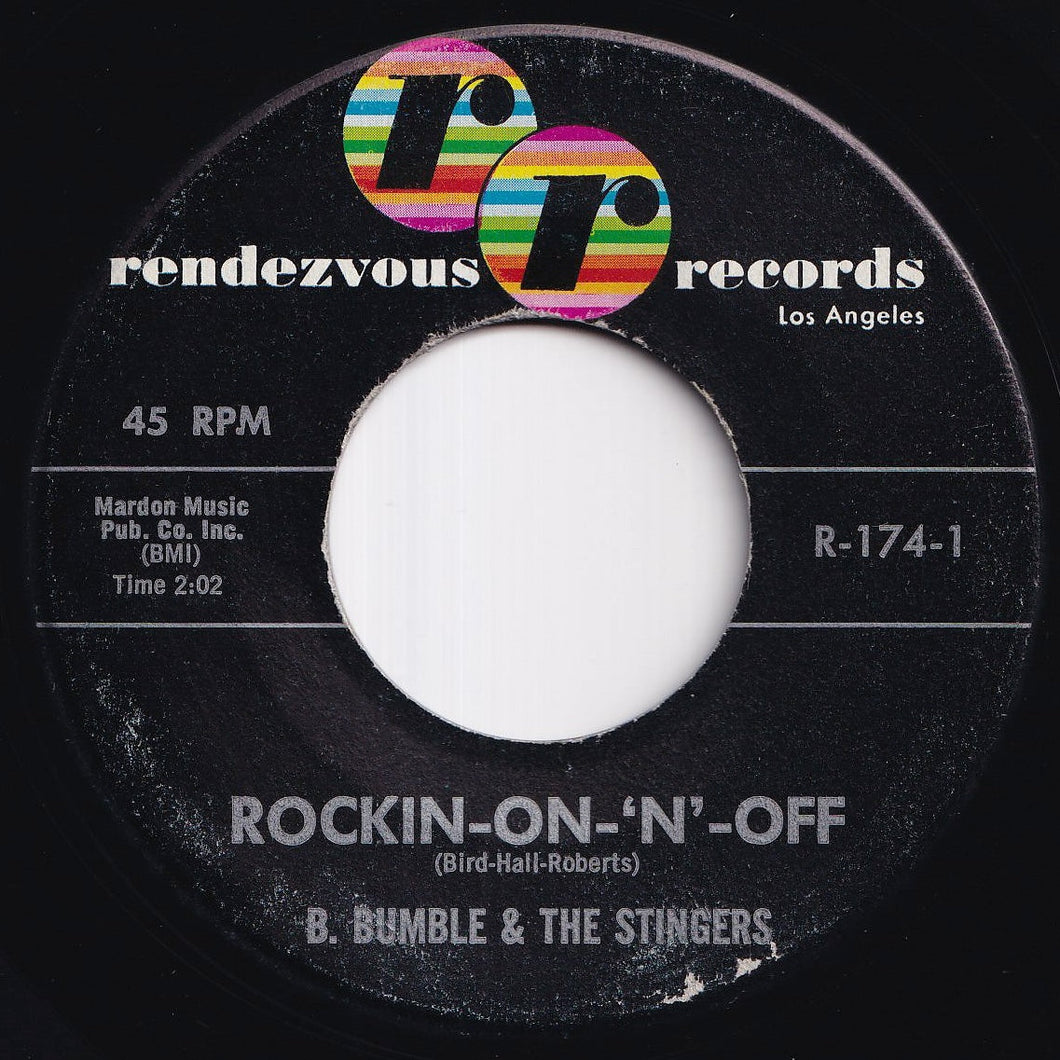 B. Bumble & The Stingers - Rockin-On-'N'-Off / Mashed #5 (7 inch Record / Used)