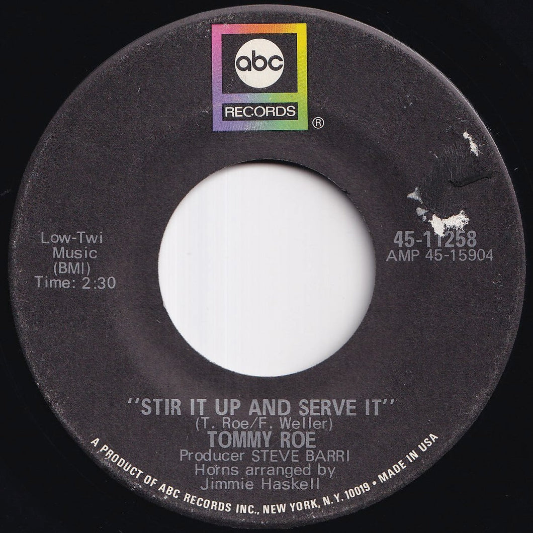 Tommy Roe - Stir It Up And Serve It / Firefly (7 inch Record / Used)