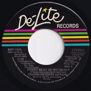 Crown Heights Affair - Every Beat Of My Heart / (New Disco Version) (7 inch Record / Used)