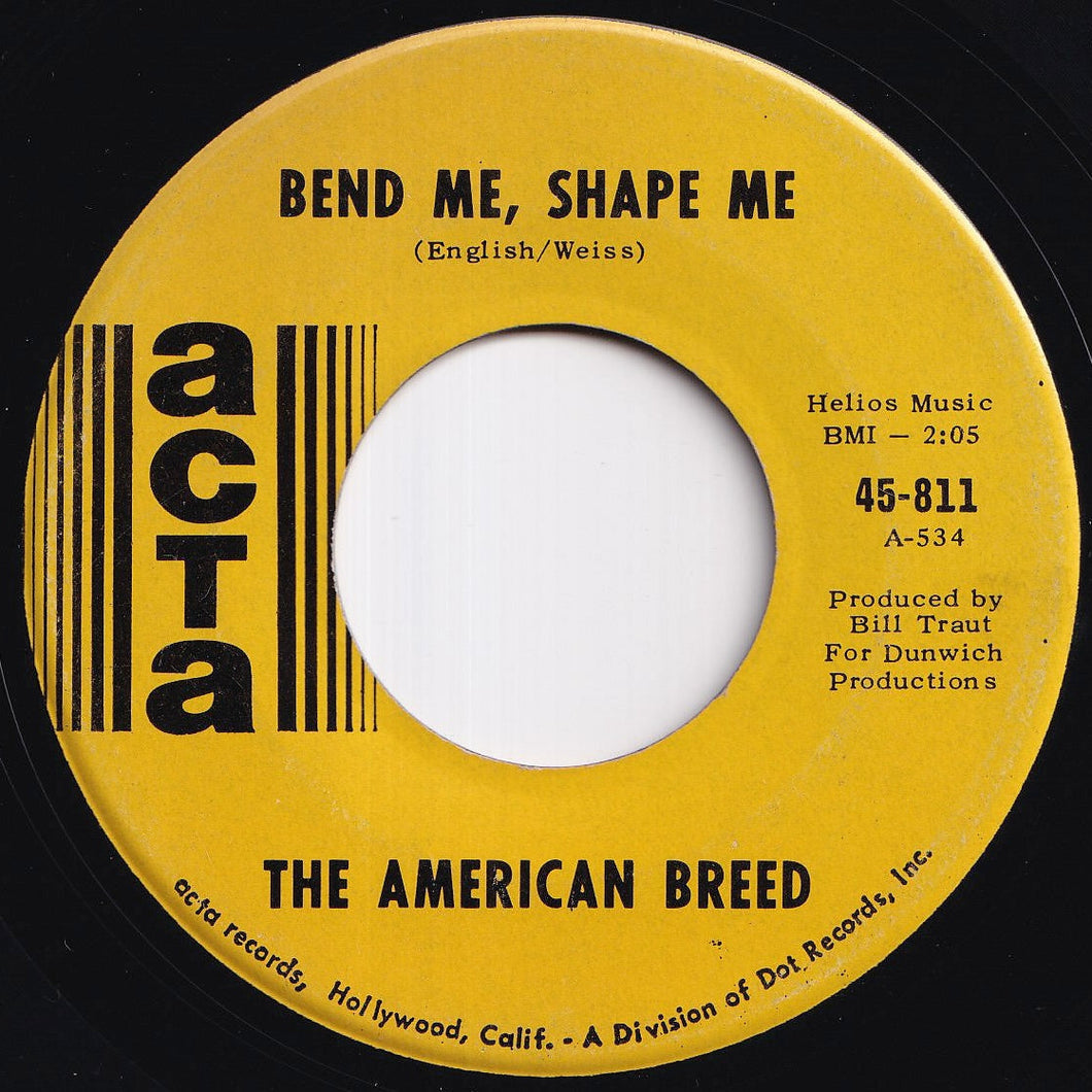 American Breed - Bend Me, Shape Me / Mindrocker (7 inch Record / Used)